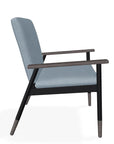 Welles Cushion Cafe Dining Chair Polymer Arm - LOOMLAN - Telescope - Outdoor Accent Chairs