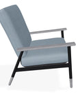 Welles Cushion Rustic Polymer Arm Chair - LOOMLAN - Telescope - Outdoor Accent Chairs