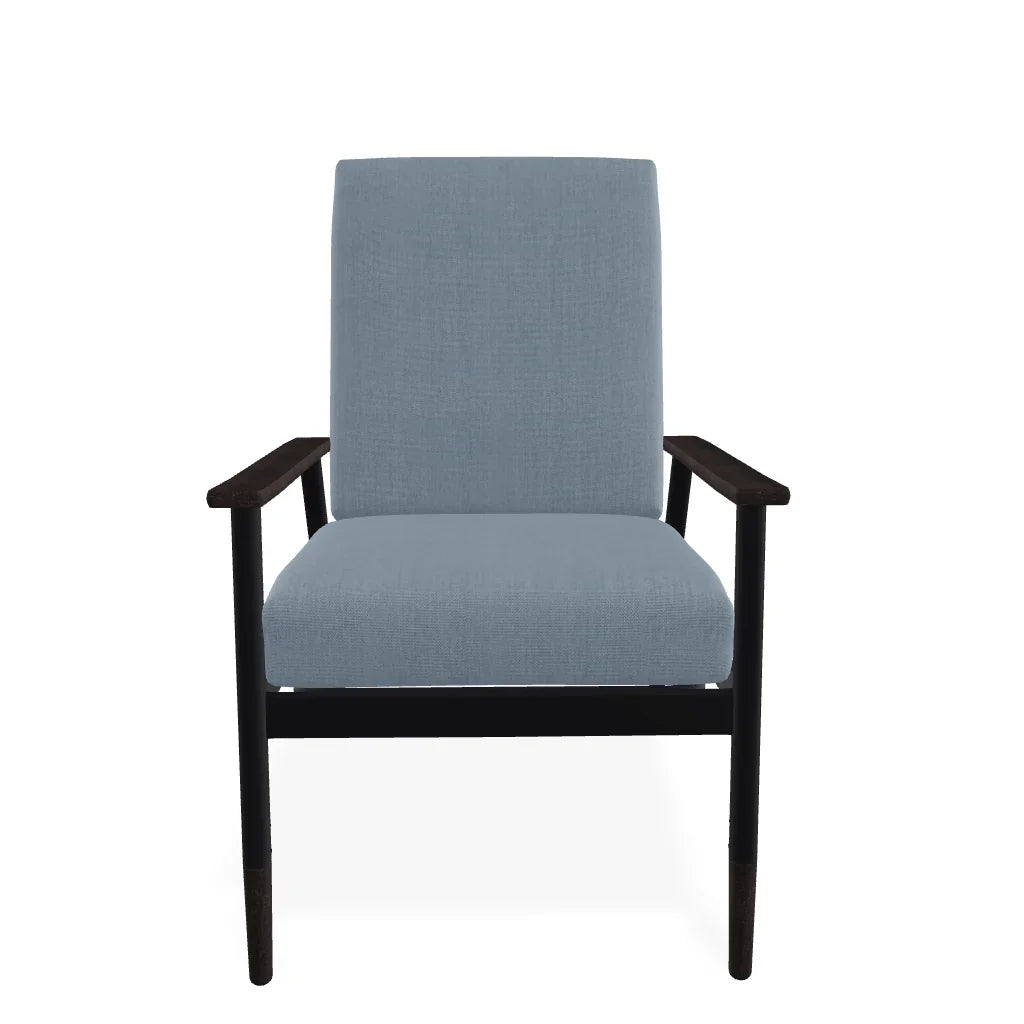 Welles Cushion Rustic Polymer Arm Chair - LOOMLAN - Telescope - Outdoor Accent Chairs