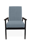 Welles Cushion Rustic Polymer Arm Chair - LOOMLAN - Telescope - Outdoor Accent Chairs