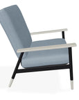 Welles Cushion Rustic Polymer Arm Chair - LOOMLAN - Telescope - Outdoor Accent Chairs