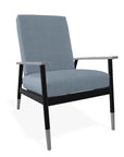 Welles Cushion Rustic Polymer Arm Chair - LOOMLAN - Telescope - Outdoor Accent Chairs