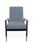 Welles Cushion Rustic Polymer Arm Chair - LOOMLAN - Telescope - Outdoor Accent Chairs