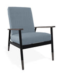 Welles Cushion Rustic Polymer Arm Chair - LOOMLAN - Telescope - Outdoor Accent Chairs