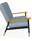 Welles Cushion Rustic Polymer Arm Chair - LOOMLAN - Telescope - Outdoor Accent Chairs
