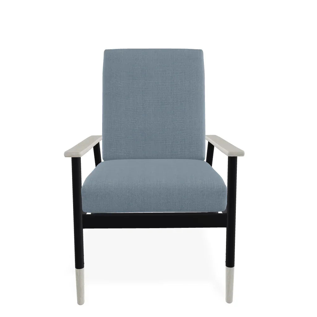 Welles Cushion Rustic Polymer Arm Chair - LOOMLAN - Telescope - Outdoor Accent Chairs