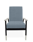 Welles Cushion Rustic Polymer Arm Chair - LOOMLAN - Telescope - Outdoor Accent Chairs