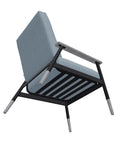 Welles Cushion Rustic Polymer Arm Chair - LOOMLAN - Telescope - Outdoor Accent Chairs