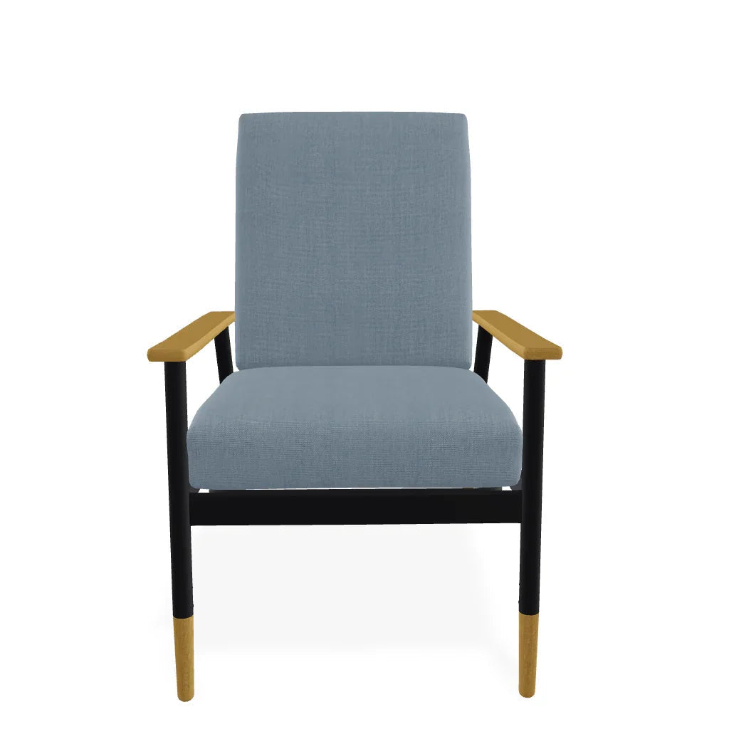 Welles Cushion Rustic Polymer Arm Chair - LOOMLAN - Telescope - Outdoor Accent Chairs