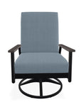 Welles Cushion Swivel Rocker Polymer Arm - LOOMLAN - Telescope - Outdoor Accent Chairs