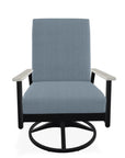 Welles Cushion Swivel Rocker Polymer Arm - LOOMLAN - Telescope - Outdoor Accent Chairs