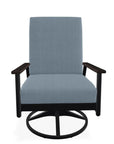 Welles Cushion Swivel Rocker Polymer Arm - LOOMLAN - Telescope - Outdoor Accent Chairs