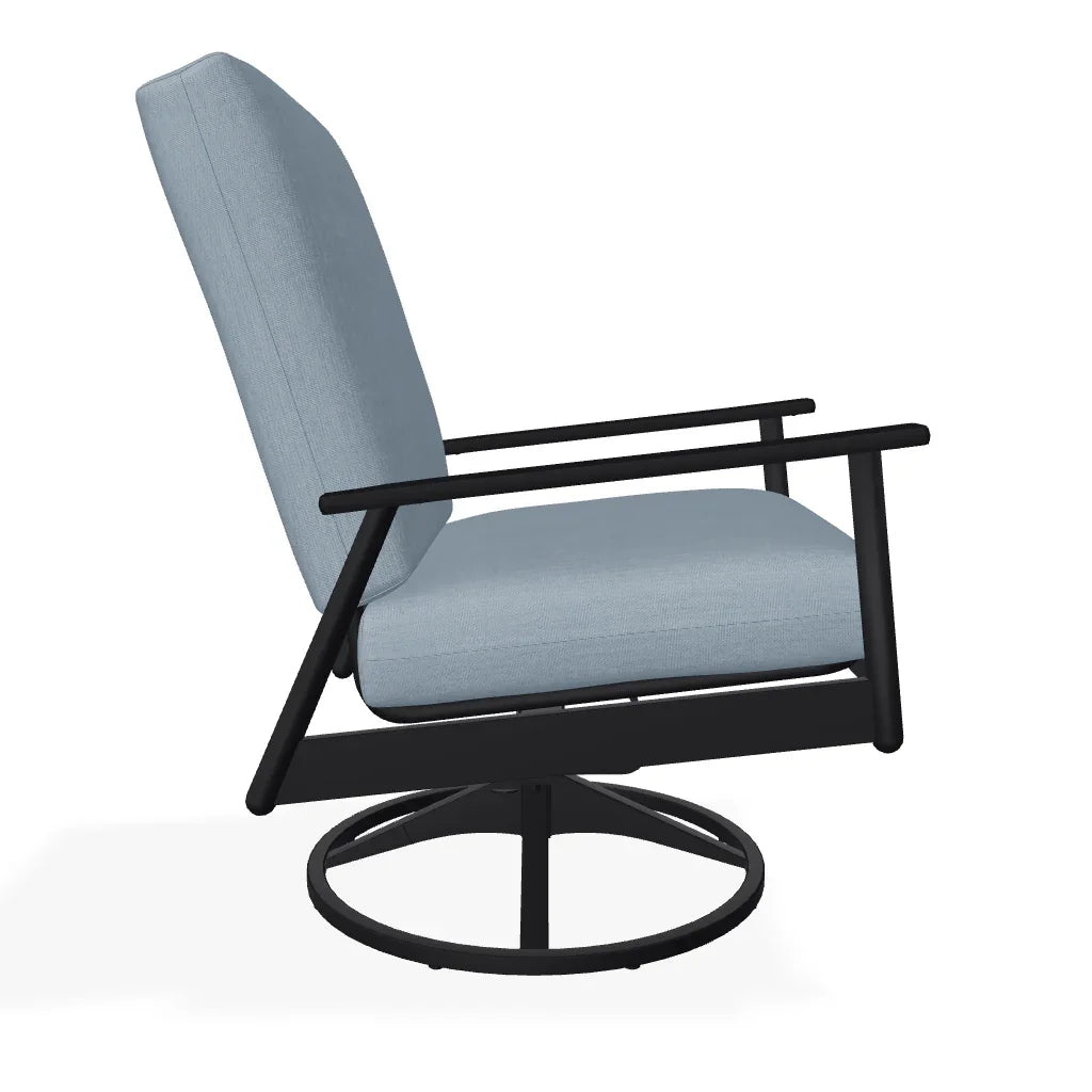 Welles Cushion Swivel Rocker With MGP Arms - LOOMLAN - Telescope - Outdoor Accent Chairs