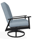 Welles Cushion Swivel Rocker With MGP Arms - LOOMLAN - Telescope - Outdoor Accent Chairs