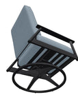 Welles Cushion Swivel Rocker With MGP Arms - LOOMLAN - Telescope - Outdoor Accent Chairs