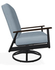 Welles Cushion Swivel Rocker With MGP Arms - LOOMLAN - Telescope - Outdoor Accent Chairs