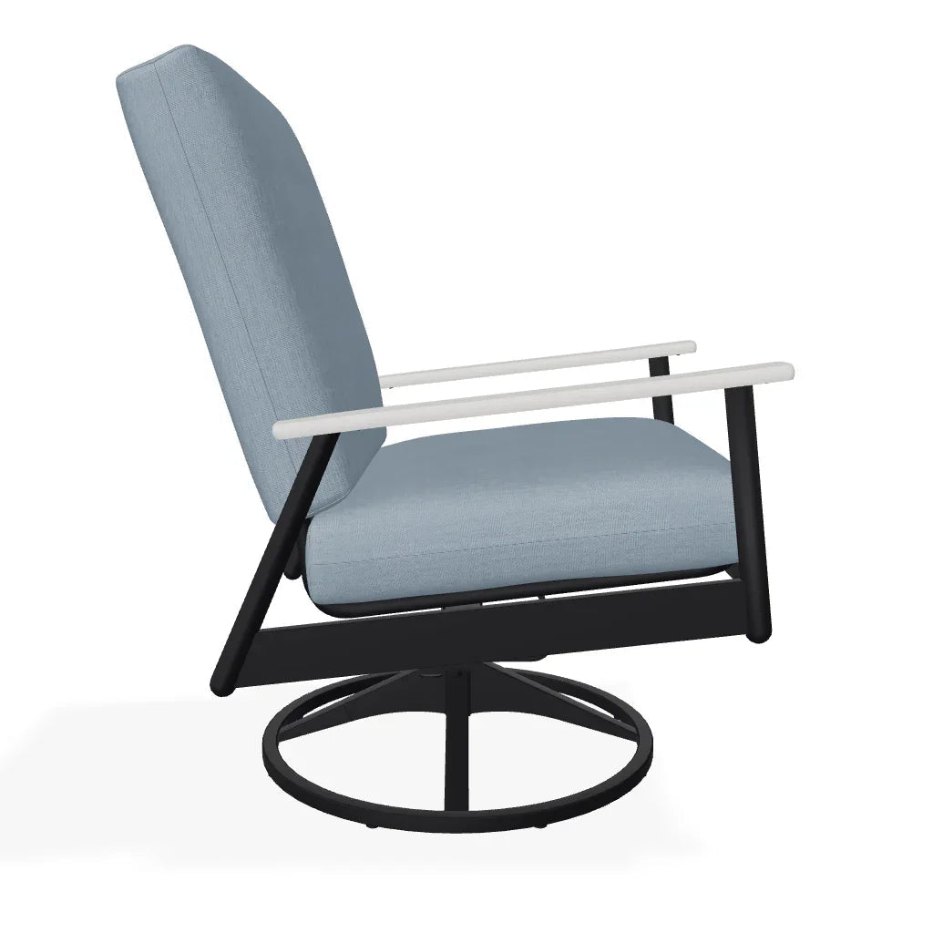 Welles Cushion Swivel Rocker With MGP Arms - LOOMLAN - Telescope - Outdoor Accent Chairs