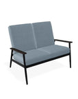Welles Cushion Two - Seat Loveseat Polymer Arm - LOOMLAN - Telescope - Outdoor Sofas & Loveseats