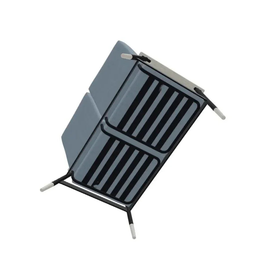 Welles Cushion Two - Seat Loveseat Polymer Arm - LOOMLAN - Telescope - Outdoor Sofas &amp; Loveseats