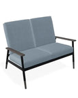 Welles Cushion Two - Seat Loveseat Polymer Arm - LOOMLAN - Telescope - Outdoor Sofas & Loveseats