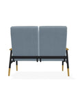 Welles Cushion Two - Seat Loveseat Polymer Arm - LOOMLAN - Telescope - Outdoor Sofas & Loveseats