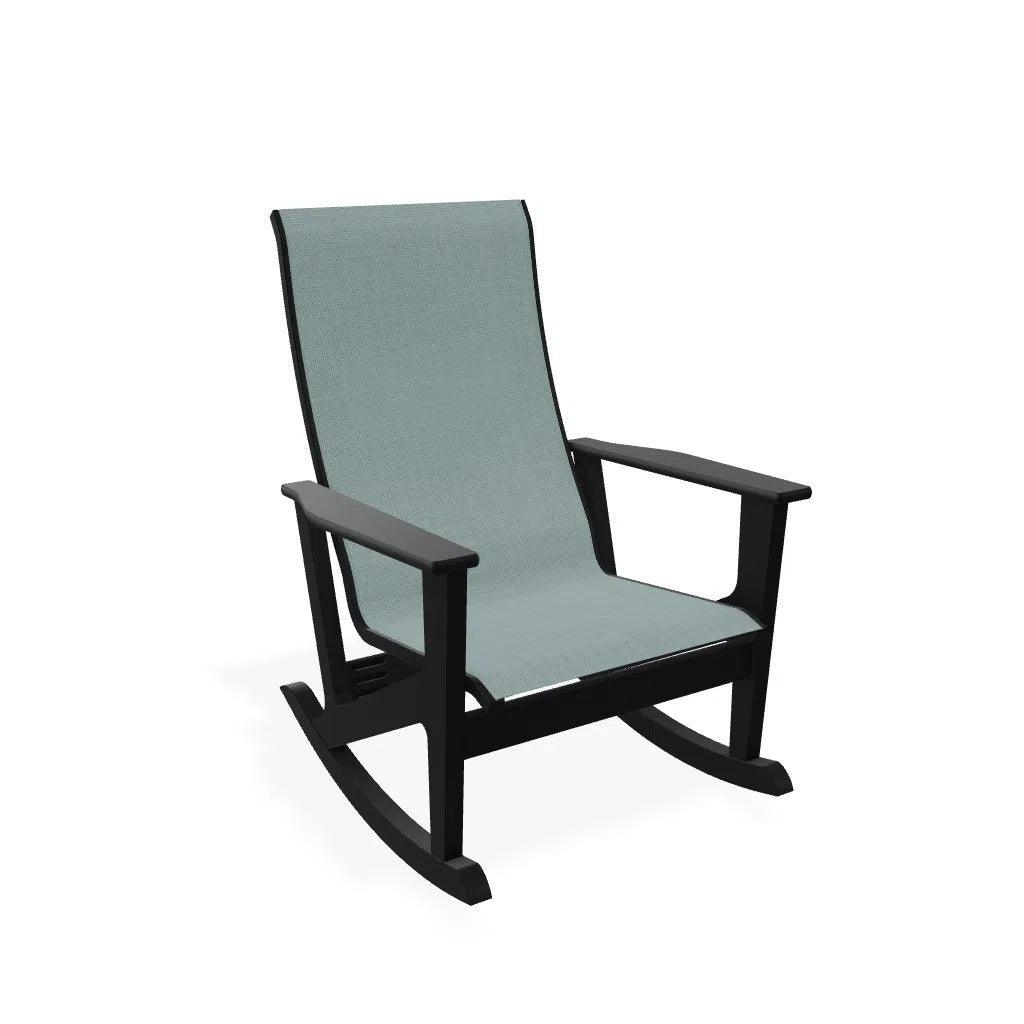 Wexler Supreme Rocker Marine Grade Polymer Arms - LOOMLAN - Telescope - Outdoor Accent Chairs