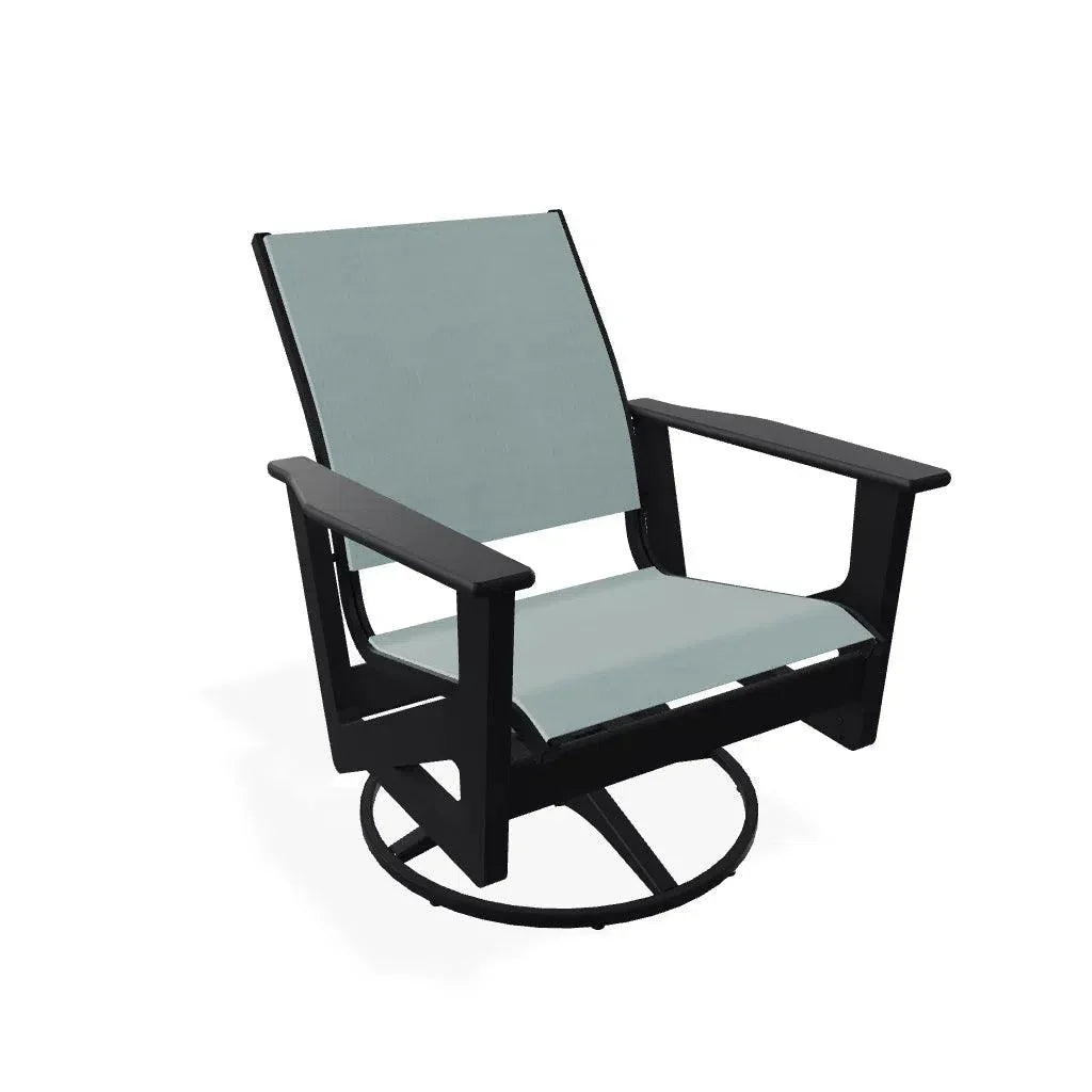 Wexler Swivel Rocker Outdoor Lounge Chair - LOOMLAN - Telescope - Outdoor Accent Chairs