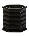 Willow Hexagonal Designed Ceramic Planter - LOOMLAN - Chelsea House - Planters