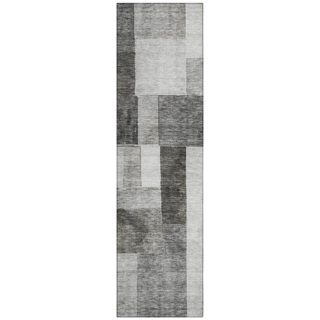 LOOMLAN Rugs Wovari Gray Washable Indoor-Outdoor Rug