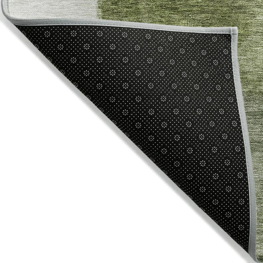 LOOMLAN Rugs Wovari Green Washable Indoor-Outdoor Rug