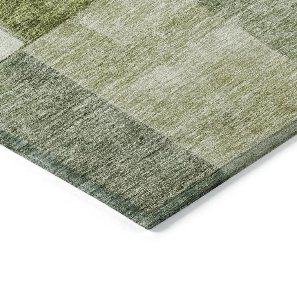 LOOMLAN Rugs Wovari Green Washable Indoor-Outdoor Rug