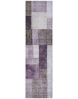 LOOMLAN Rugs Wovari Purple Washable Indoor-Outdoor Rug