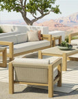 Sedona Teak Wood Outdoor Coffee Table