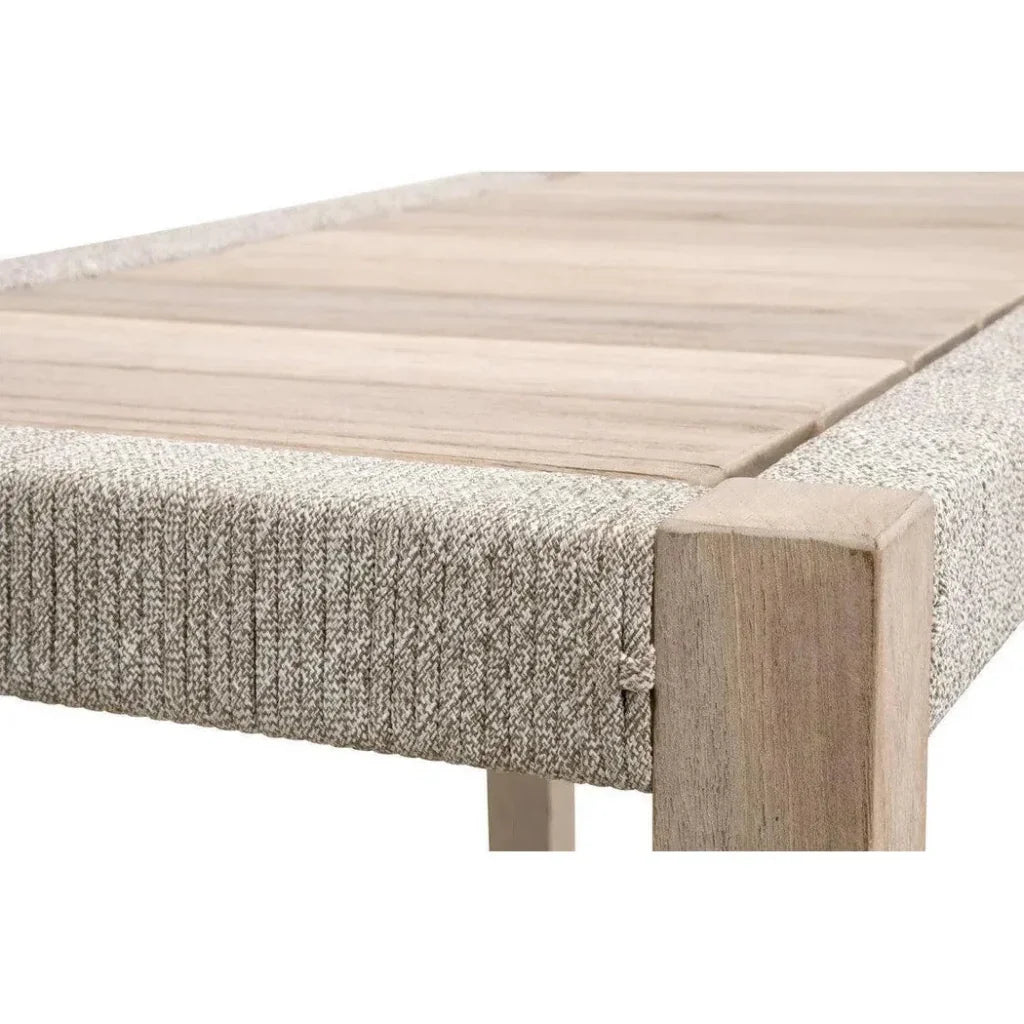 Wrap Outdoor Console Sofa Table for Patio Teak - LOOMLAN - Essentials For Living - Outdoor Console Tables