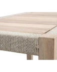 Wrap Outdoor Console Sofa Table for Patio Teak - LOOMLAN - Essentials For Living - Outdoor Console Tables
