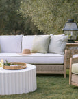 Bazaar Fluted Athena Outdoor Coffee Table