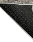 LOOMLAN Rugs Yaniqa Gray Washable Indoor-Outdoor Rug