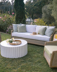 Bazaar Fluted Athena Outdoor Coffee Table