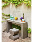 You Fiber Reinforced Concrete Sofa Table - LOOMLAN - Urbia - Outdoor Console Tables