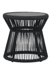 Milano Aluminum Modern Outdoor End Table