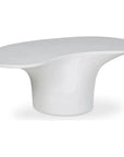 Moe's Home Yumi Concrete Outdoor Oval Coffee Table