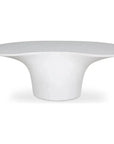 Moe's Home Yumi Concrete Outdoor Oval Coffee Table