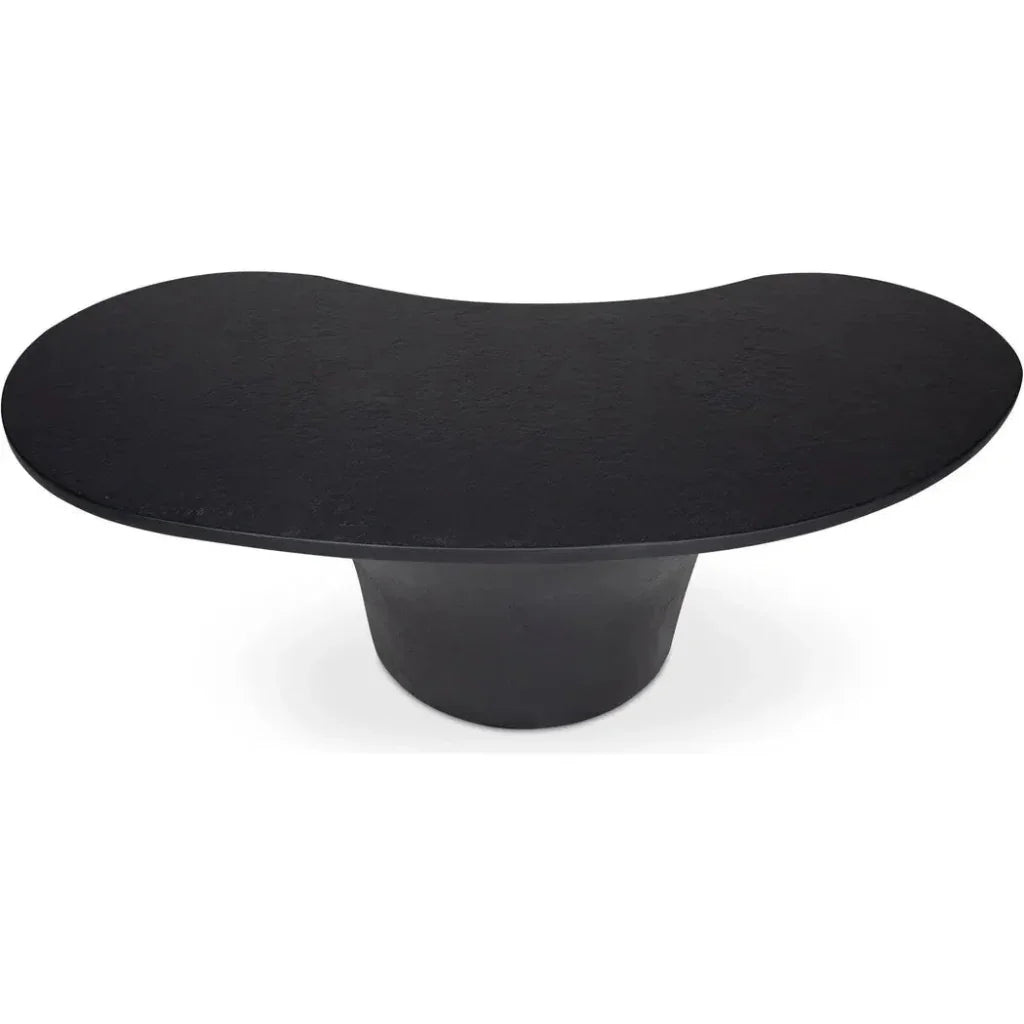 Moe's Home Yumi Concrete Outdoor Oval Coffee Table