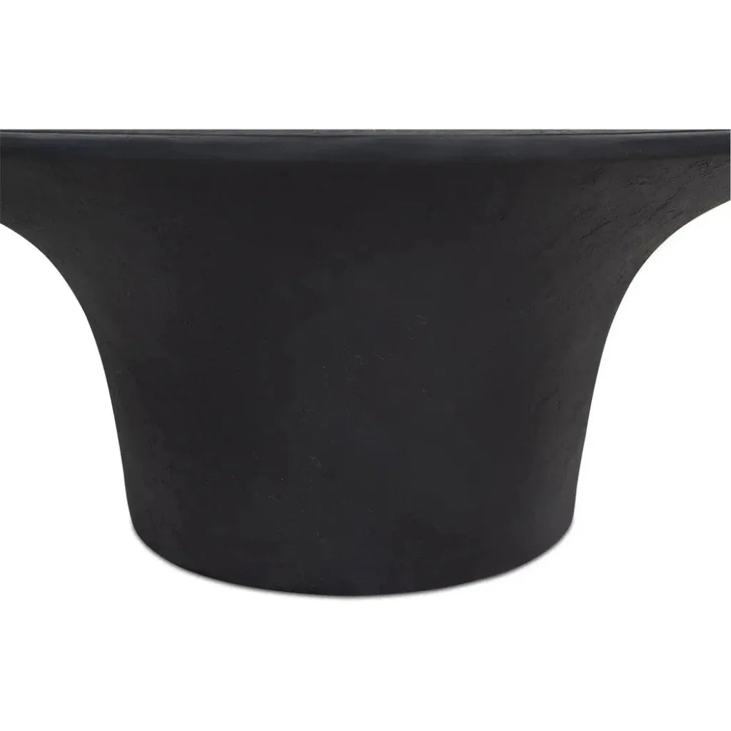 Moe's Home Yumi Concrete Outdoor Oval Coffee Table
