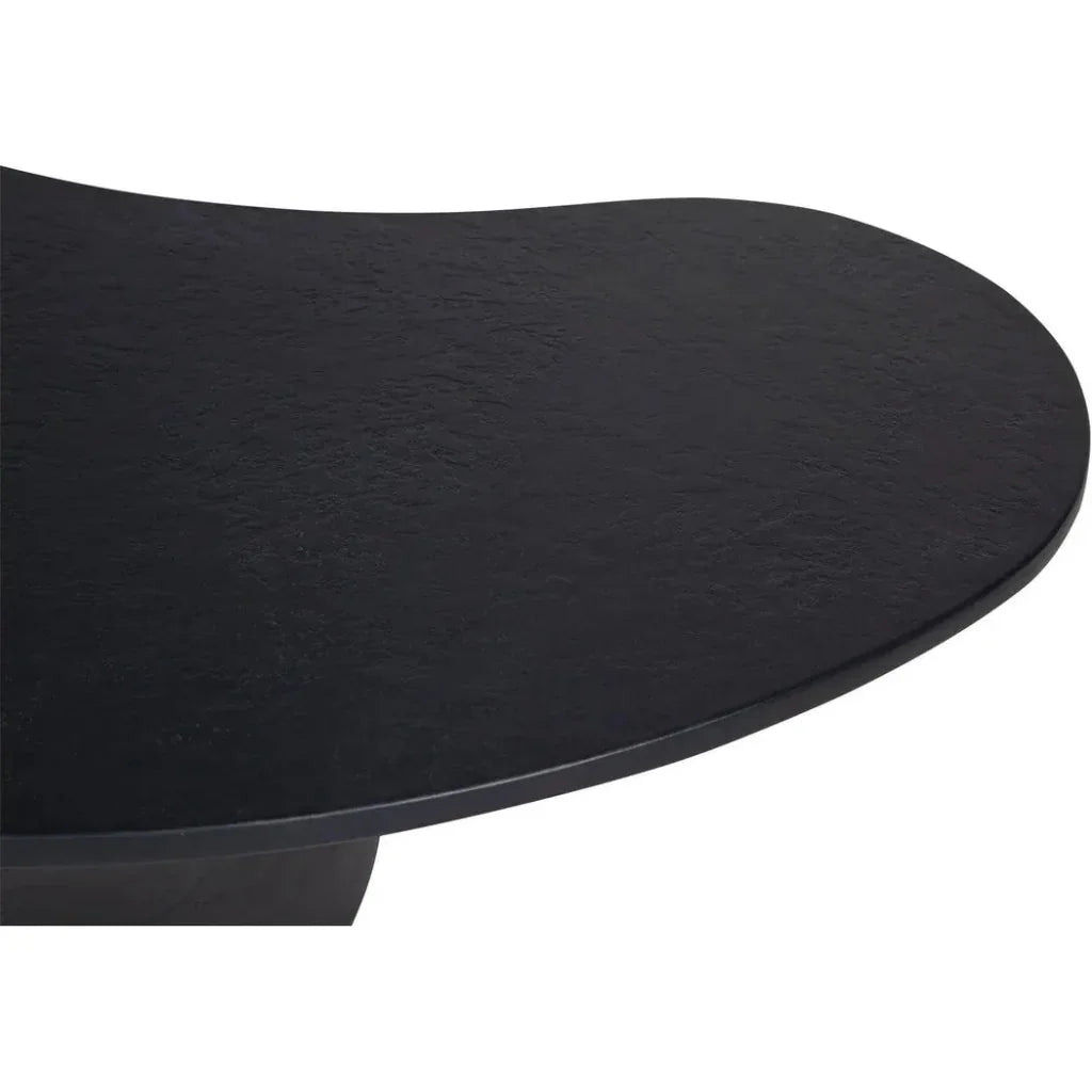 Moe's Home Yumi Concrete Outdoor Oval Coffee Table