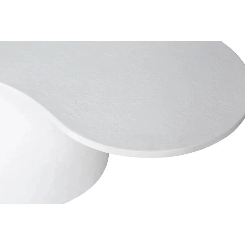 Moe's Home Yumi Concrete Outdoor Oval Coffee Table