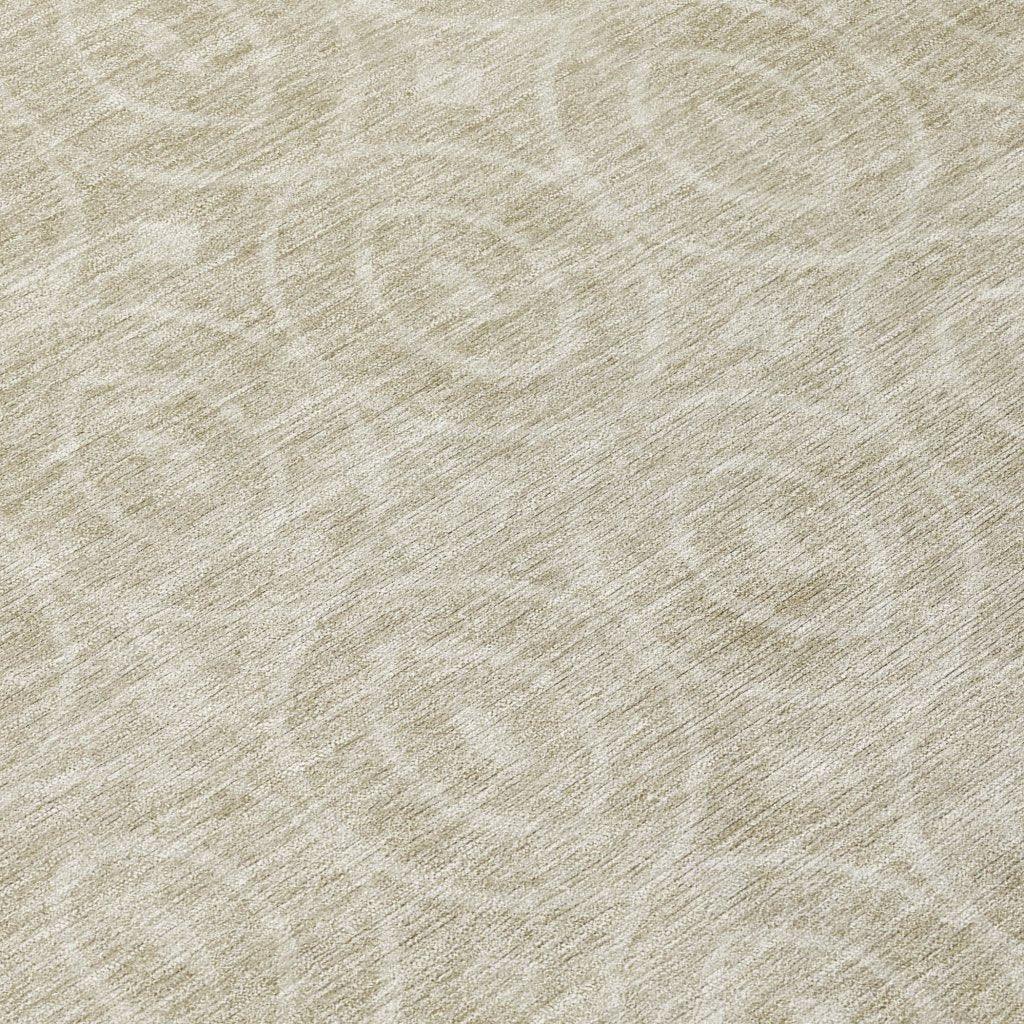 LOOMLAN Rugs Zafrine Beige Washable Indoor-Outdoor Rug