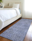 LOOMLAN Rugs Zafrine Denim Washable Indoor-Outdoor Rug