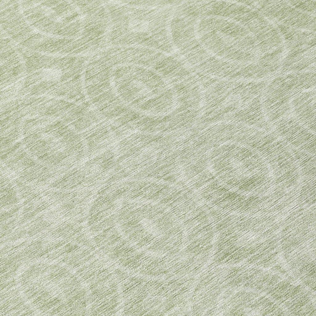 LOOMLAN Rugs Zafrine Green Washable Indoor-Outdoor Rug