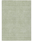 LOOMLAN Rugs Zafrine Green Washable Indoor-Outdoor Rug